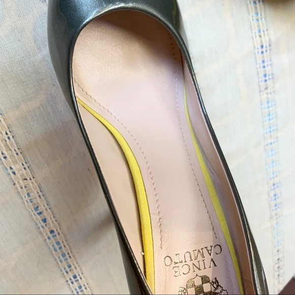 Vince Camuto Heels Dacoma Stiletto Platform Pumps, Yellow Neon Retro Sexy, Party - Picture 7 of 15